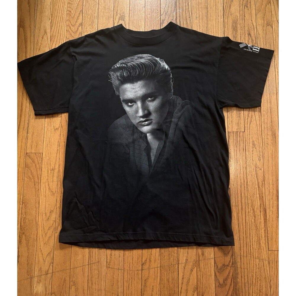Elvis Presley Graphic T-Shirt VTG 90s USA Cronies Music Band Unisex Size X Large